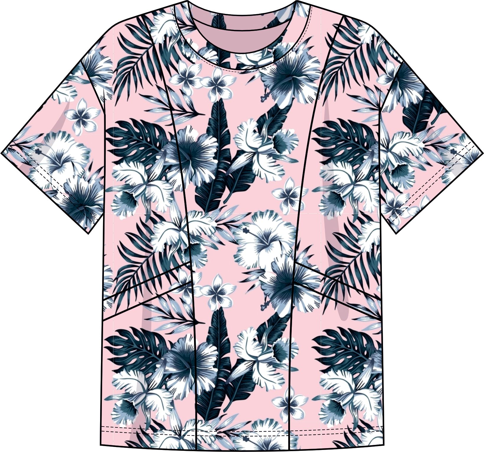 Футболка женская с карманами