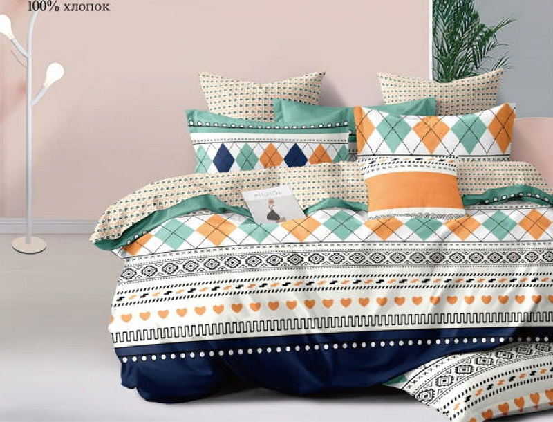 Комплект постельного белья, 2-спальное, поплин