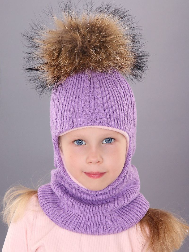 Шлем-балаклава для девочки