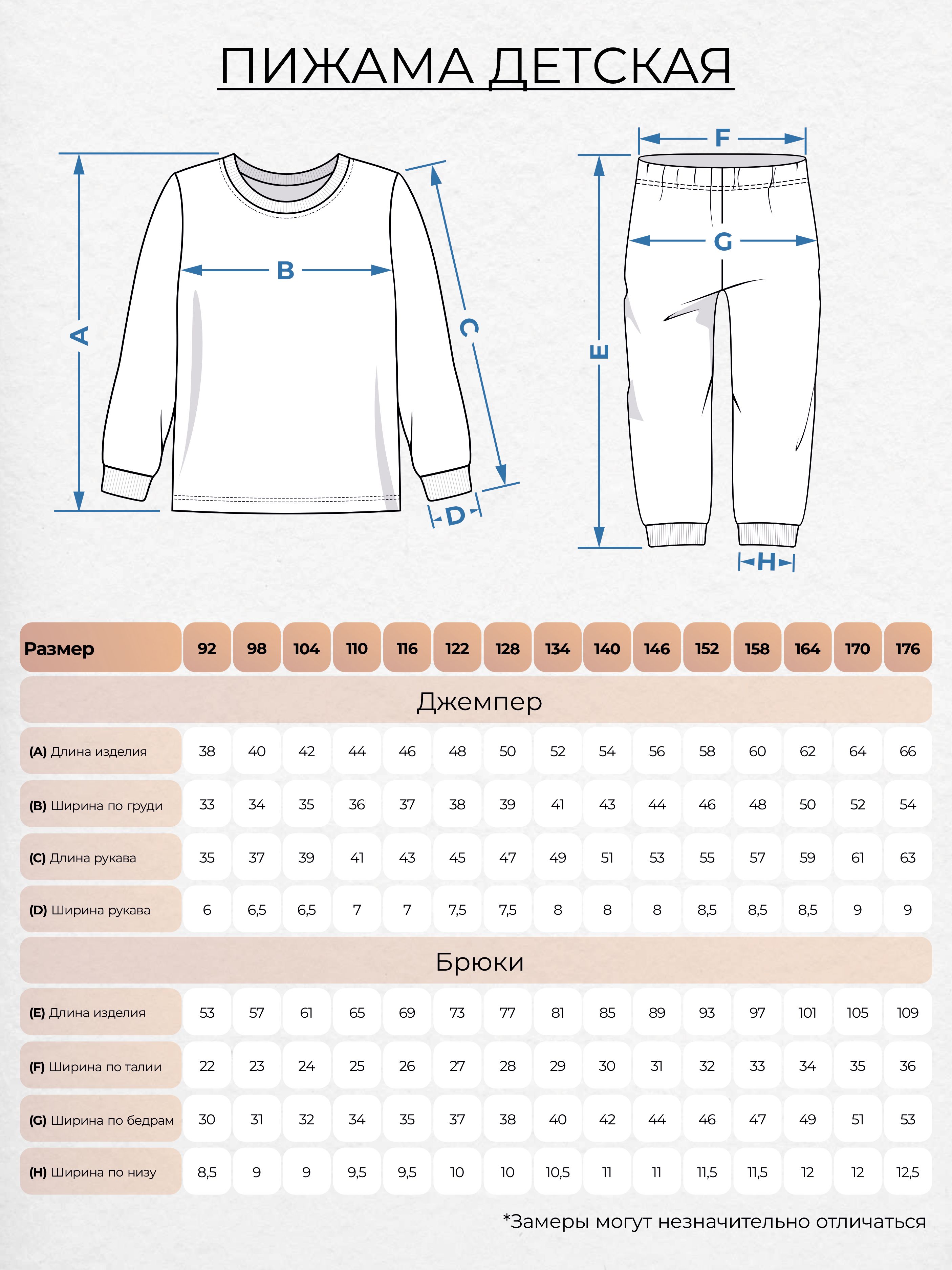 Пижама для мальчика