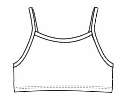 Майка-топ для девочки