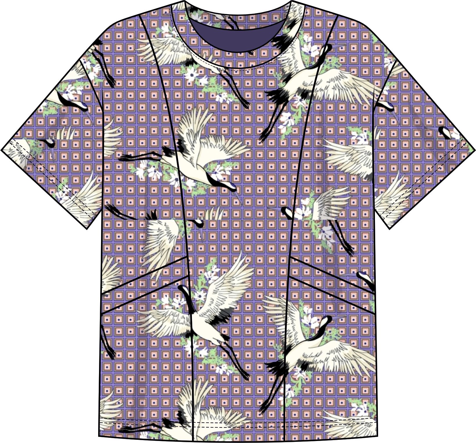 Футболка женская с карманами