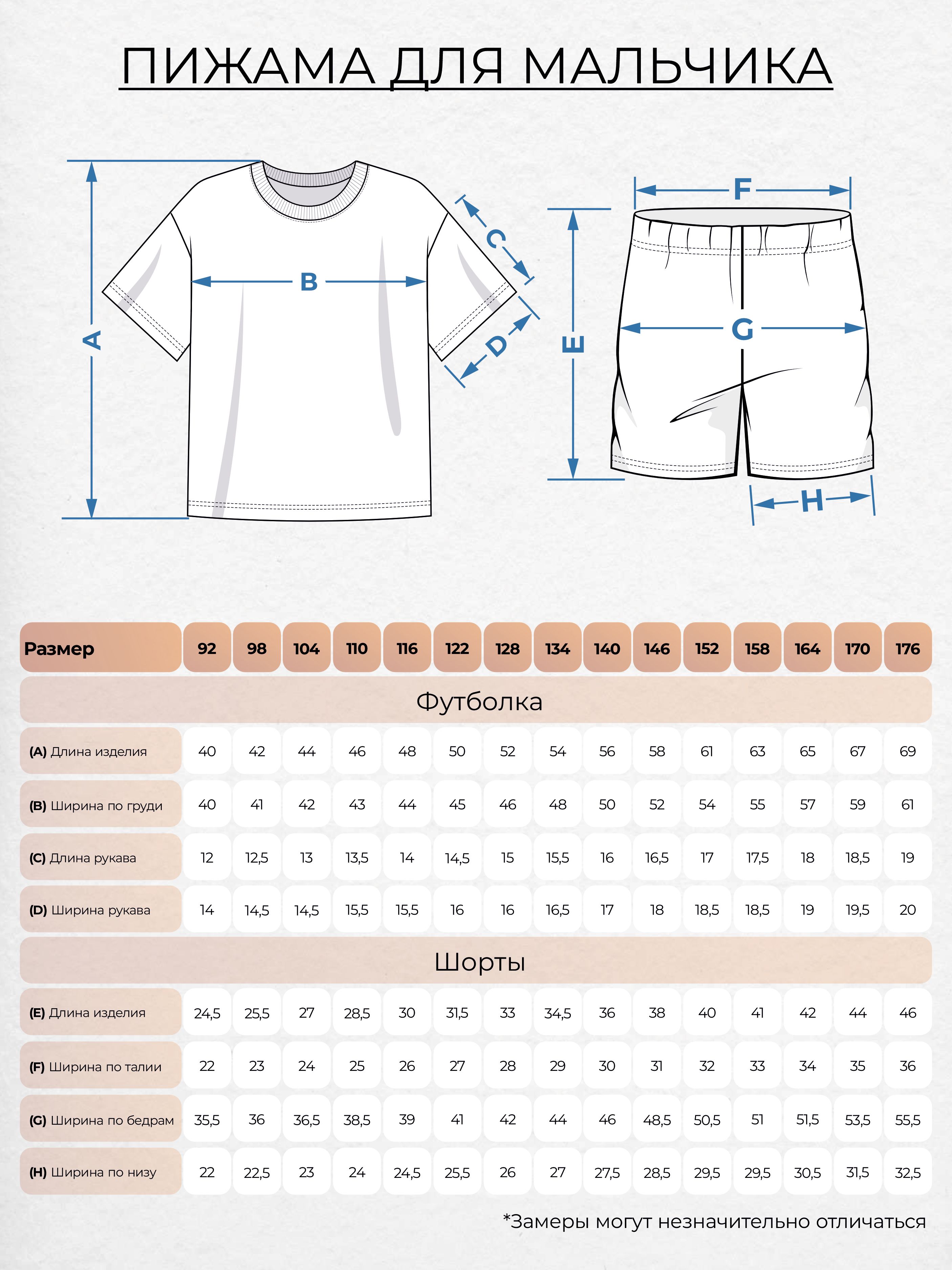 Пижама для мальчика