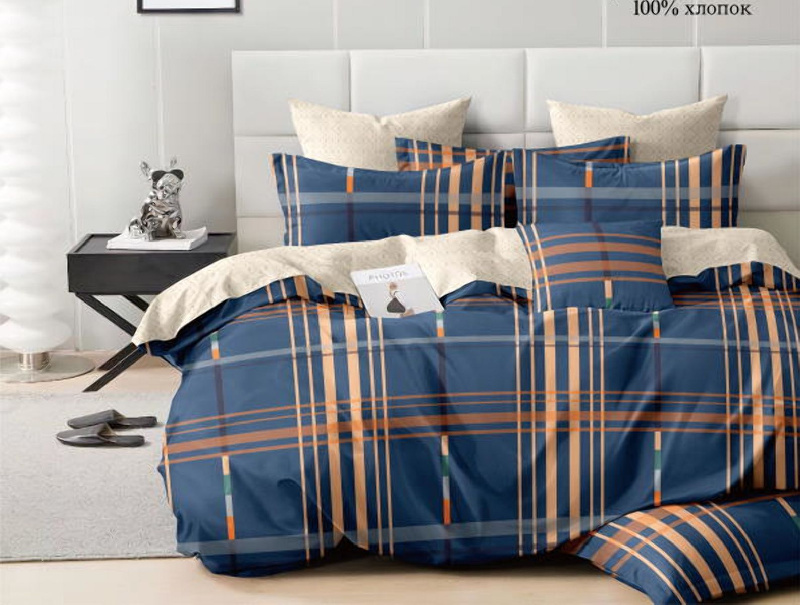 Комплект постельного белья, 2-спальное, поплин