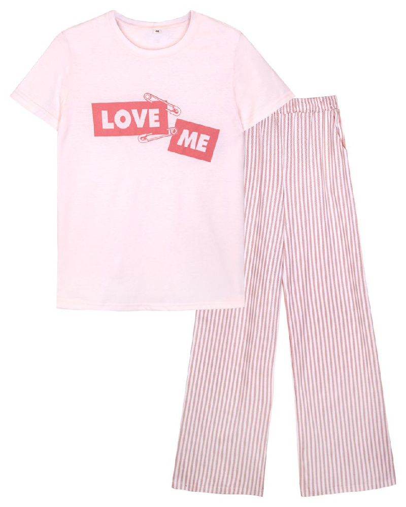 Пижама женская (футболка+брюки)