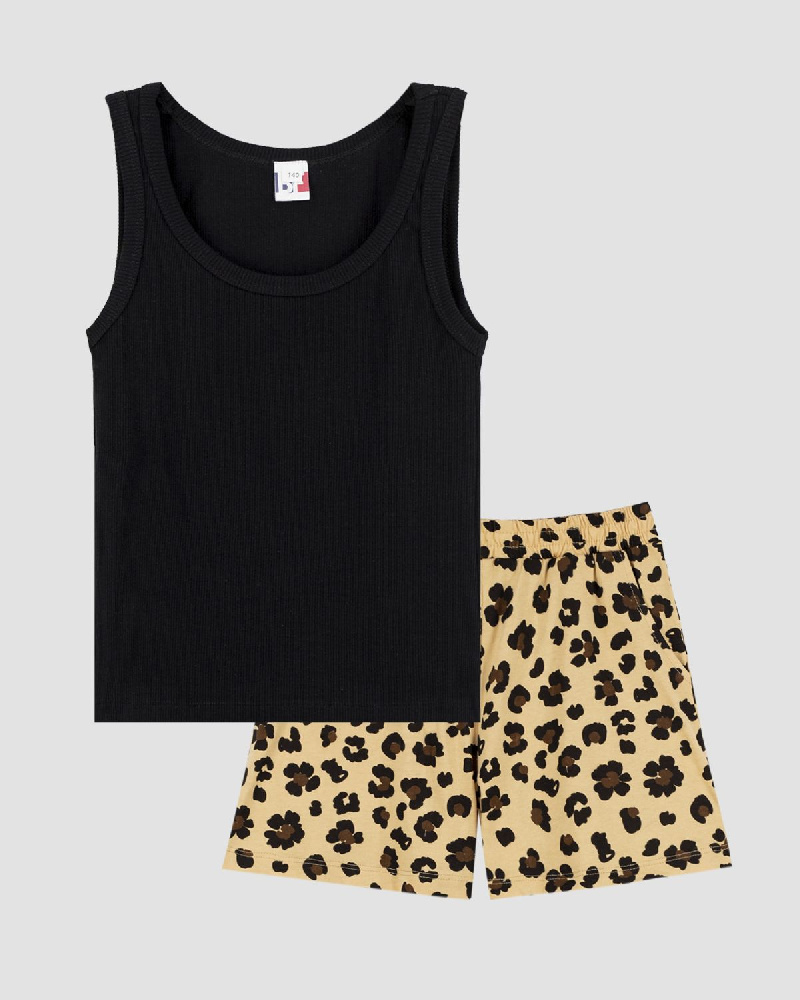 Пижама для девочки (майка+шорты) Пижама для девочки (майка+шорты)