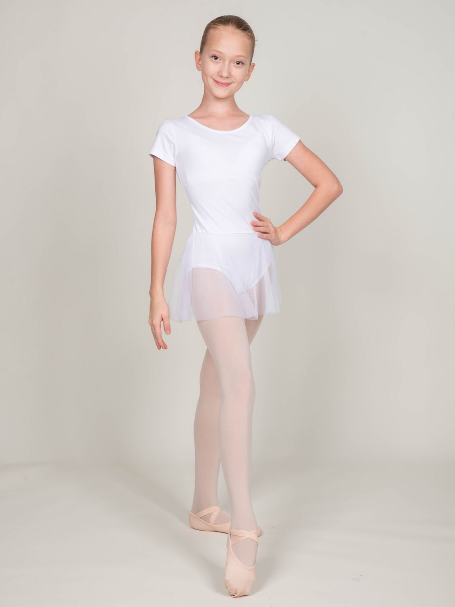 Боди трикотажное с юбкой (короткий рукав)