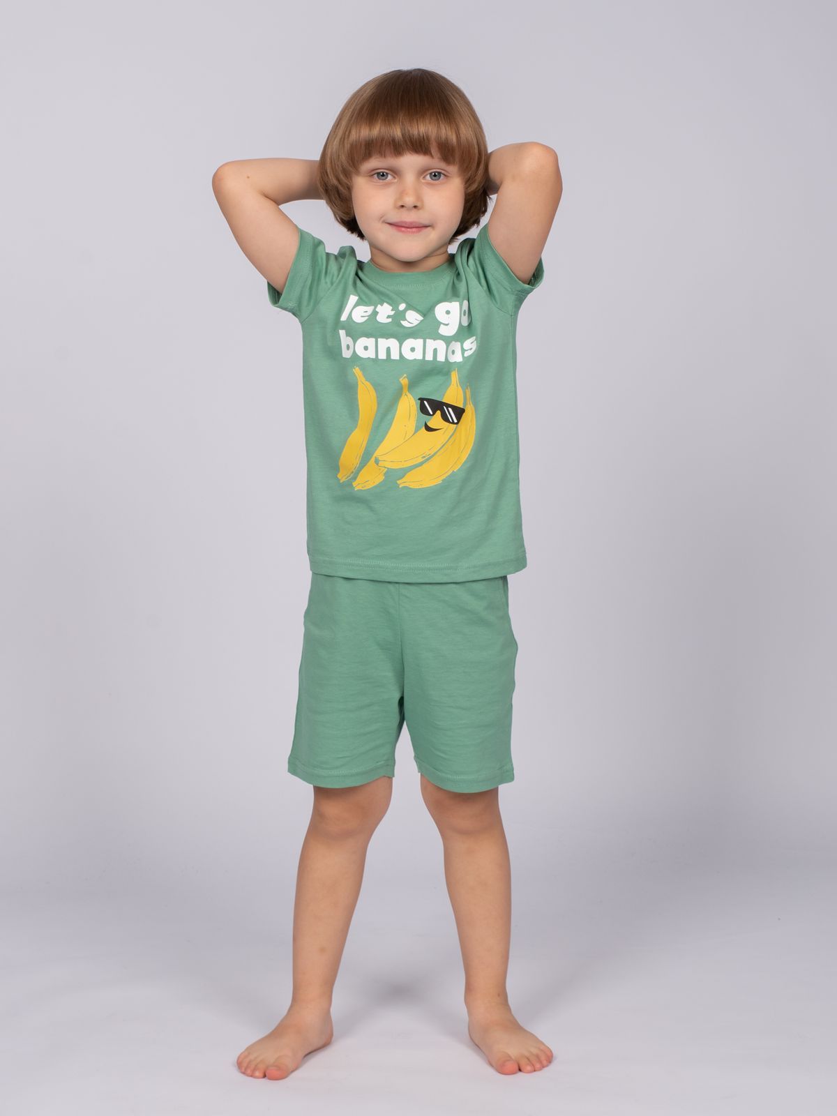 Пижама для мальчика (футболка+шорты)