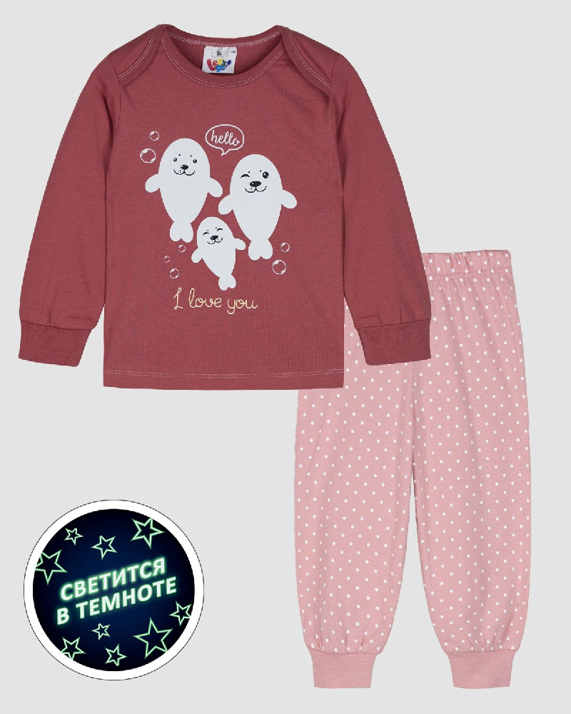 Пижама для девочки (джемпер+брюки)
