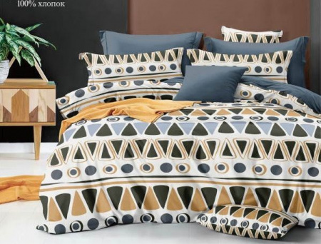 Комплект постельного белья, 1.5-спальное, поплин