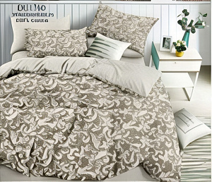 Комплект постельного белья, 2-спальное, поплин