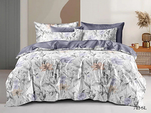 Комплект постельного белья, 1.5-спальное, сатин