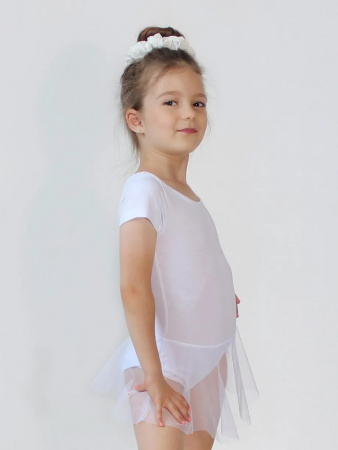 Боди трикотажное с юбкой (короткий рукав)