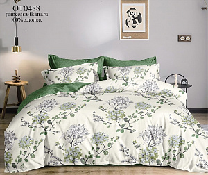 Комплект постельного белья, дуэт, сатин