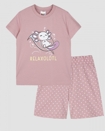 Пижама для девочки (футболка+шорты)