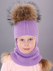 Шлем-балаклава для девочки