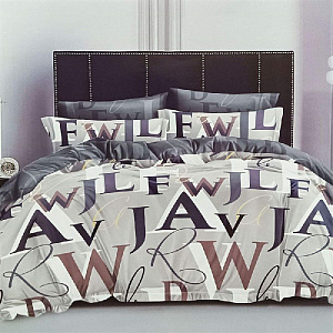 Комплект постельного белья, евро, поплин