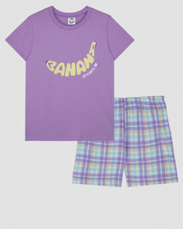 Пижама для девочки (футболка+шорты)