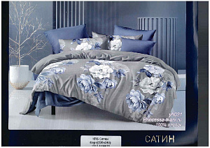 Комплект постельного белья, евро, сатин