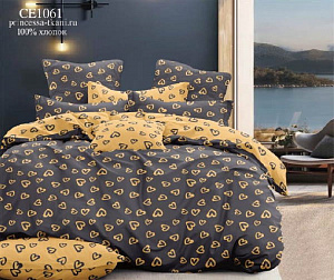 Комплект постельного белья, евро, поплин