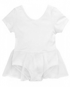 Боди трикотажное с юбкой (короткий рукав)